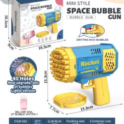 40 holes new upgrade of bubble gun light version