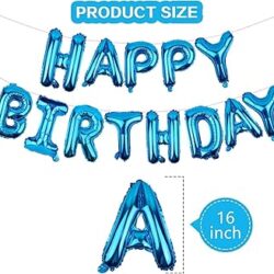 Happy Birthday foil balloon different colours product size 16 inch long lasting
