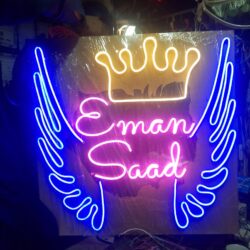 Neon board customise design for ouder new  12"×12"