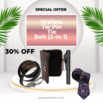 Men's Accessory Gift Set: Wallet, Belt, Tie & Tie Pin - 30% OFF Special Offer
