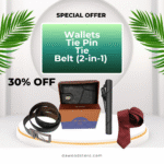 Men's Accessory Gift Set: Wallet, Belt, Tie & Tie Pin - 30% OFF Special Offe