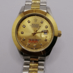 Rolex Oyster Perpetual Milgauss Two-Tone Watch with Silver Dial