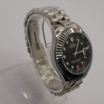 Rolex Oyster Perpetual Datejust Men's Automatic Watch with Fluted Bezel and Diamond Dial