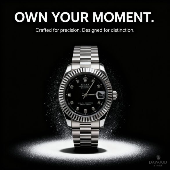 Rolex Oyster Perpetual Datejust Men's Automatic Watch with Fluted Bezel and Diamond Dial