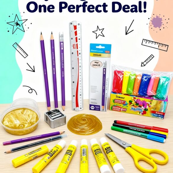 Dawood Store's Ultimate School & Art Supply Kit: Everything You Need, One Perfect Deal!