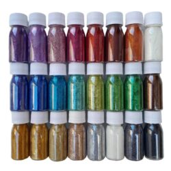 Vibrant 12-Pack Multi-Color Fine Glitter Dust Set for Arts, Crafts, and DIY Projects
